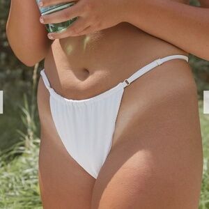 Kinilife Eco Rib Tiny Brief in White.